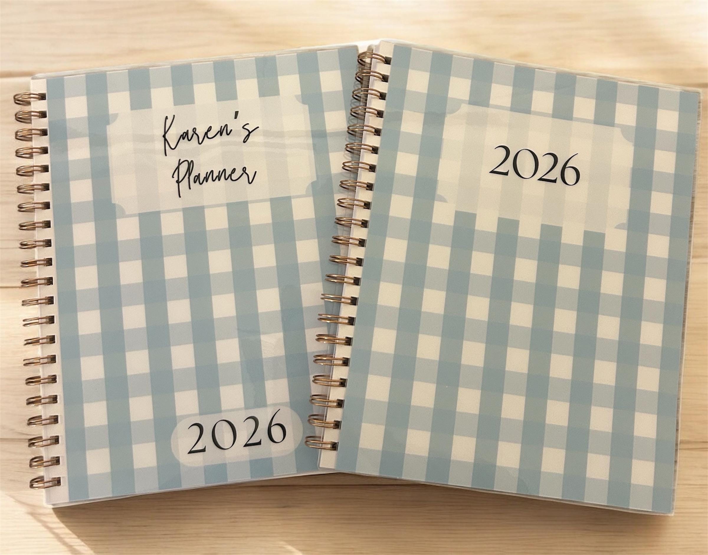 2026 Personalized Planner | 18 Month | Choose Start Month | Weekly & Monthly | Coil Bound Tabs