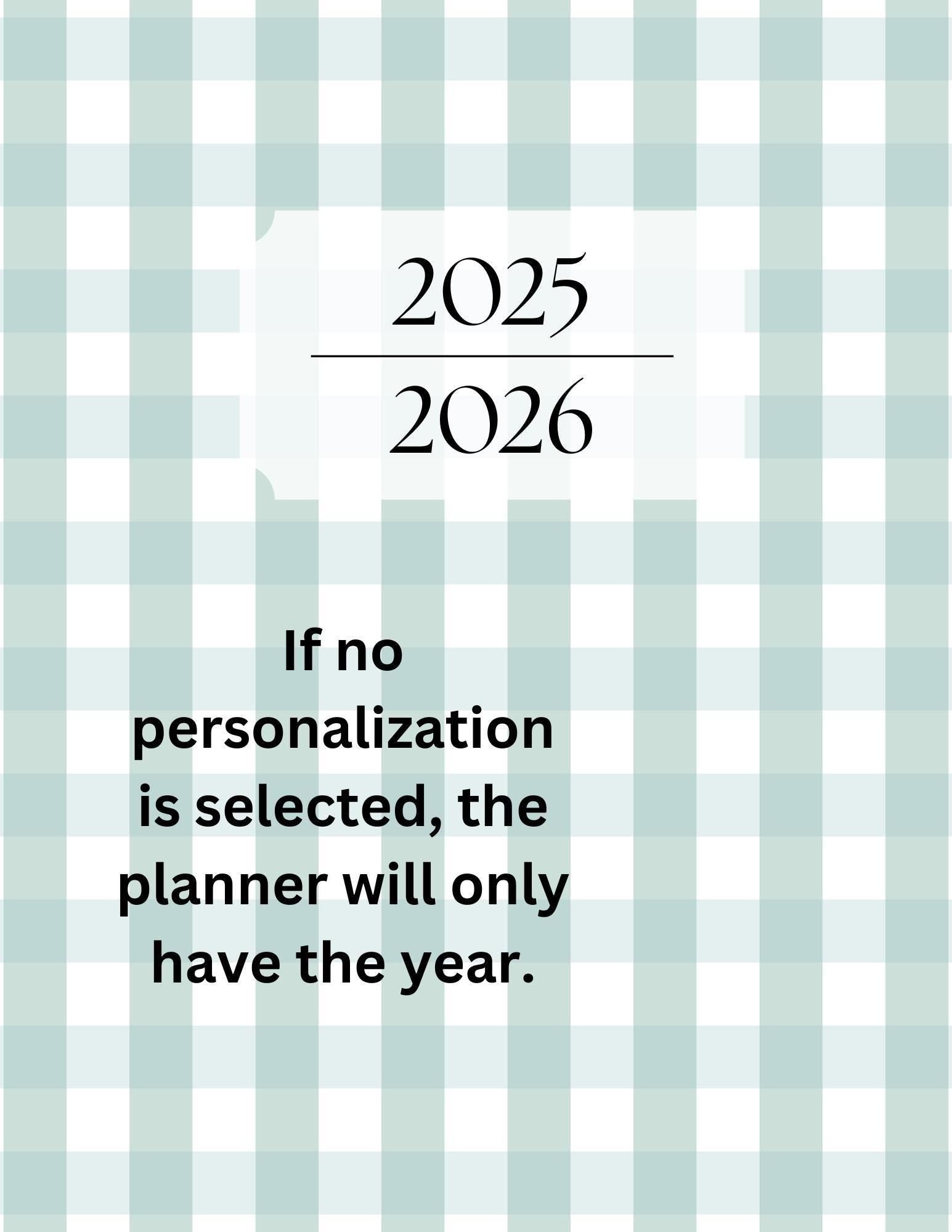 Personalized 12-Month Medium 8×10 Coil Bound Planner | Choose Your Start Month | Weekly & Monthly Planner with Tabs