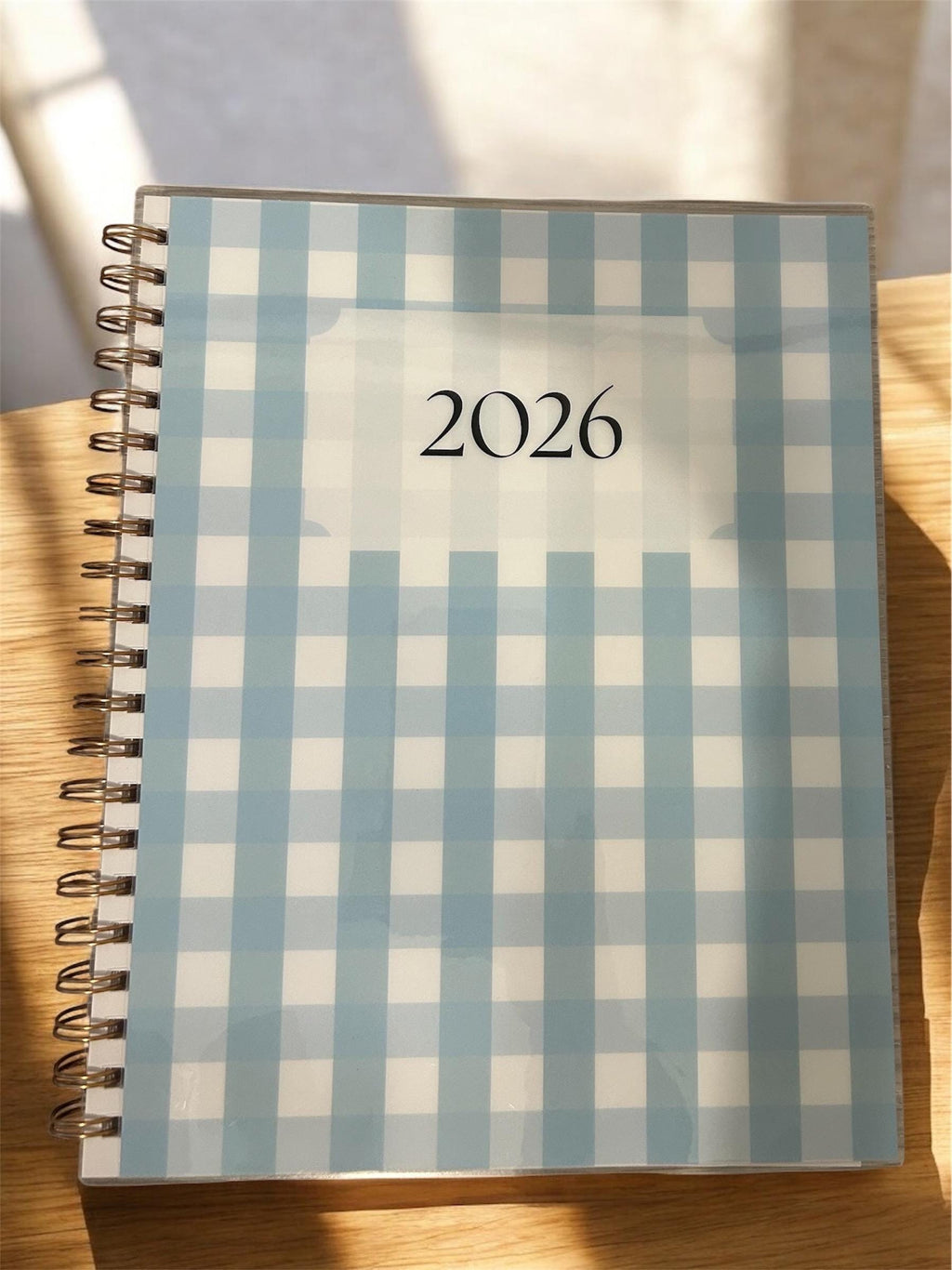 Personalized 12-Month Medium 8×10 Coil Bound Planner | Choose Your Start Month | Weekly & Monthly Planner with Tabs