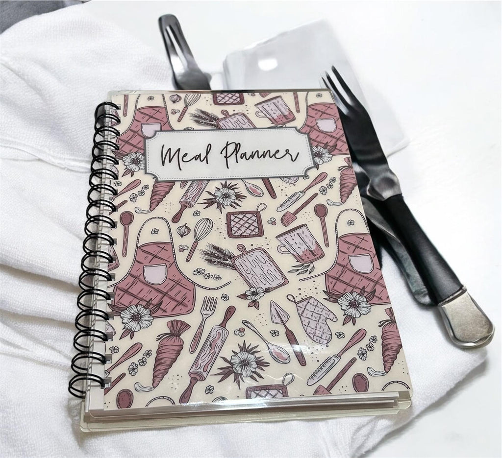 A5 Weekly Meal Planner Journal | Handmade Meal Prep Notebook