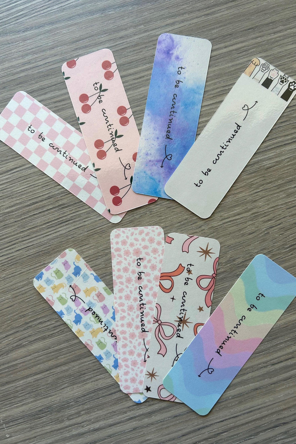 Cute Laminated Bookmark | Aesthetic Pastel Designs | BookTok Gift for Book Lovers