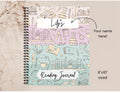 Personalized Reading Journal 8x10 | Book Tracker, Reading Log & Goals