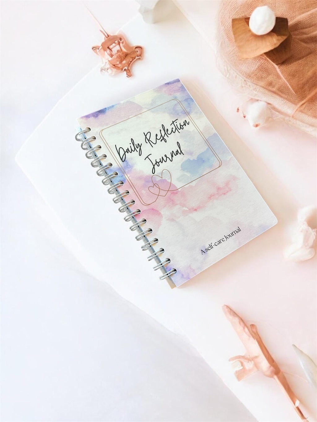 Daily Reflection Journal: A5 Guided Mood Tracker for Self-Care