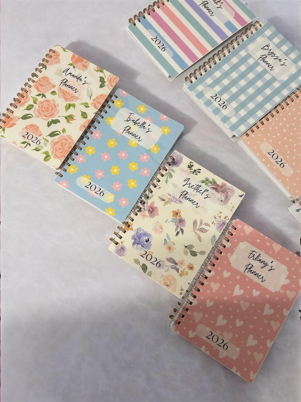 Personalized Planner 8x10 | 18 Month | Coil Bound | Choose Your Cover & Start Month