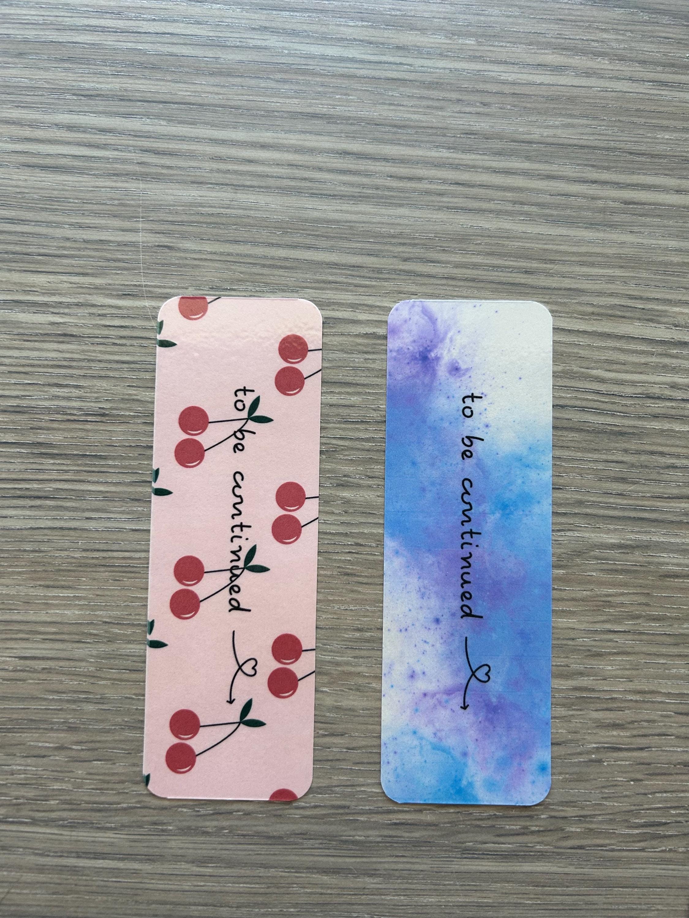 Cute Laminated Bookmark | Aesthetic Pastel Designs | BookTok Gift for Book Lovers