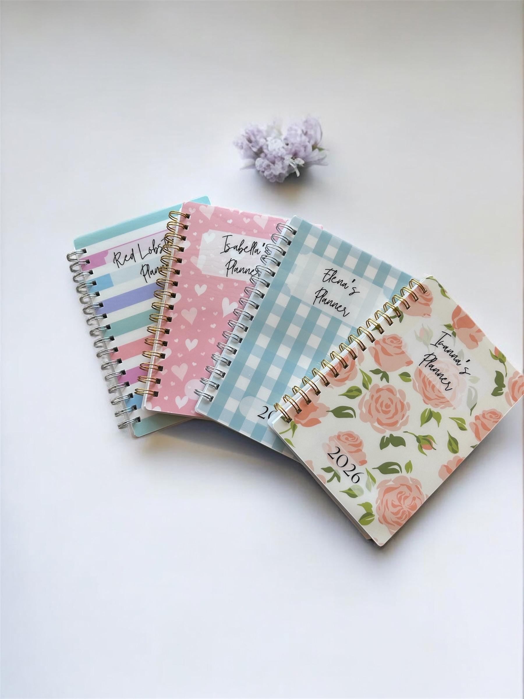 CUSTOM ORDER - 2026 Personalized 12-Month Planner with Tabs | Coil Bound Weekly & Monthly Layout