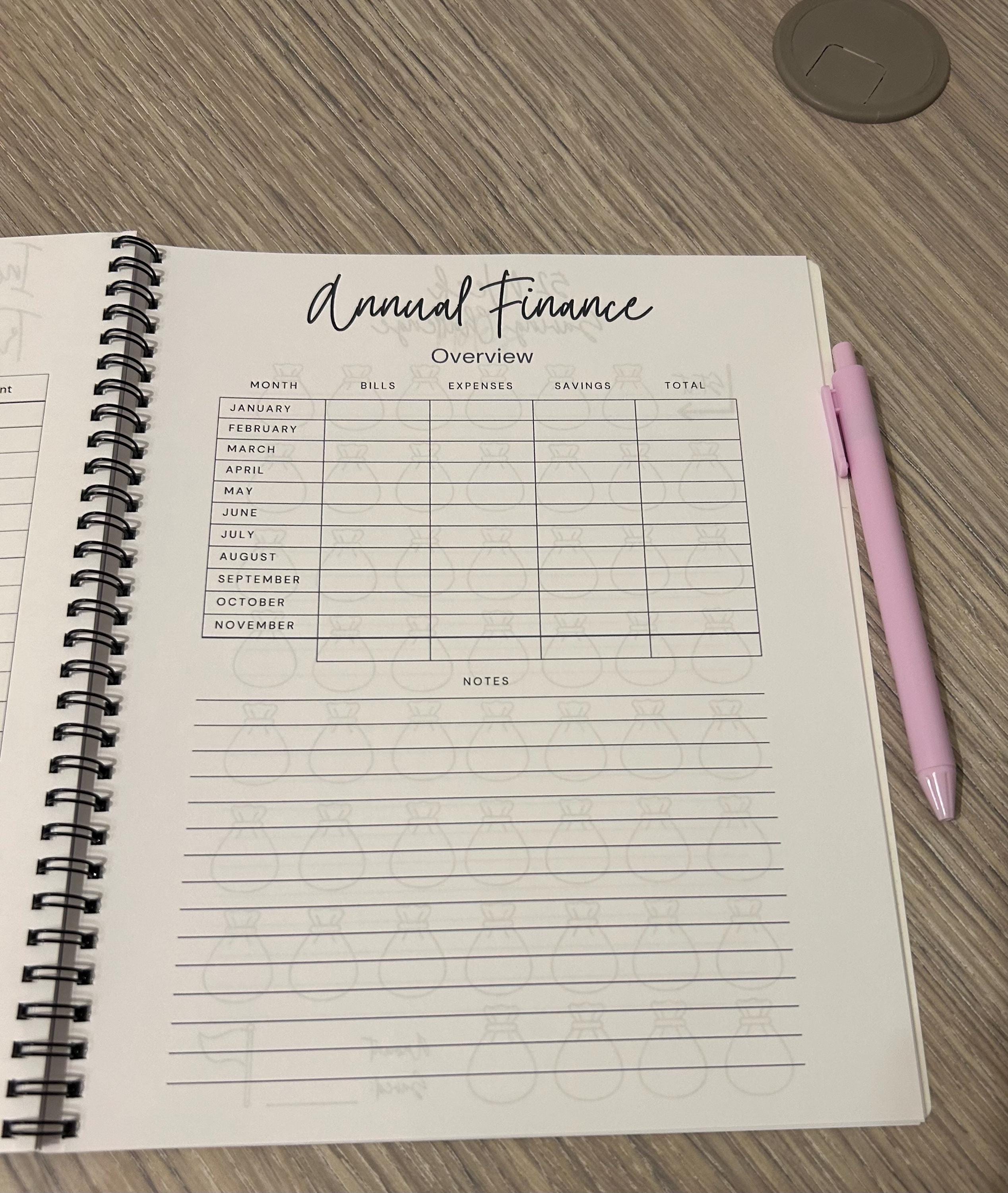 Budget Planner & Expense Tracker | 8x10 Money Management Journal | Debt Payoff & Savings Tracker