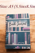 A5 Book Review Journal | Minimalist Reading Log for Book Lovers