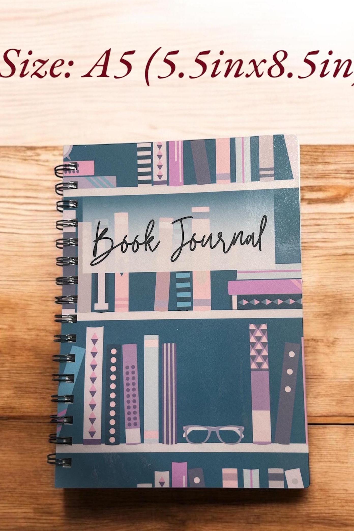 A5 Book Review Journal | Minimalist Reading Log for Book Lovers