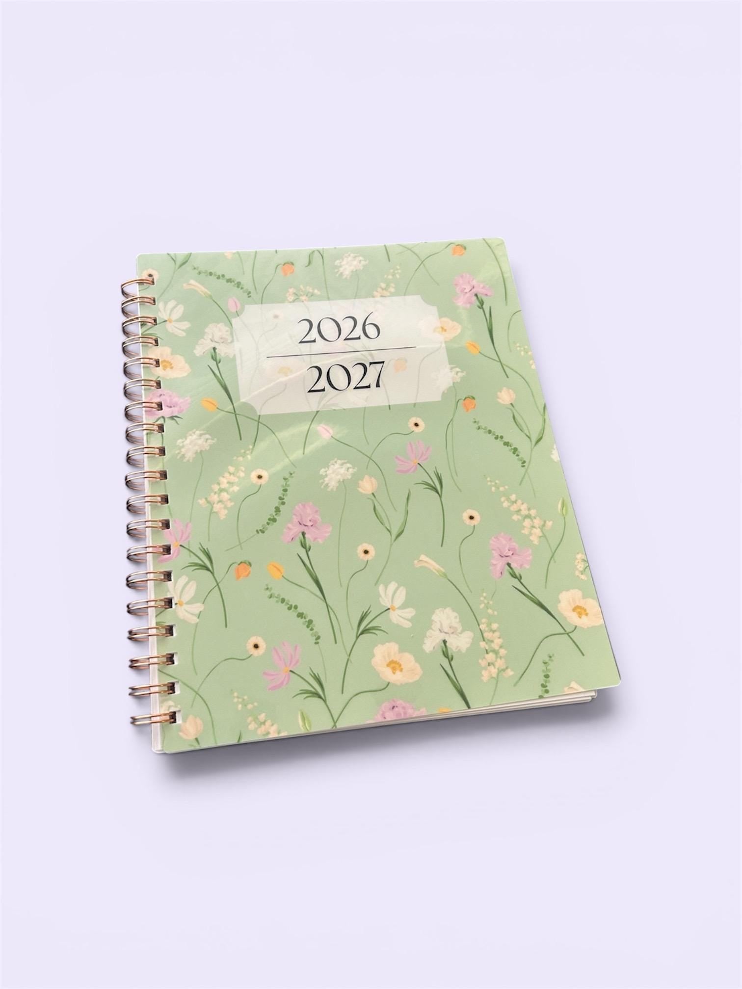 2026-2027 12 Month Planner | Weekly Monthly Agenda | Choose Start Month | A5, 8x10, Letter